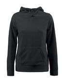 PRINTER SWITCH LADY FLEECE HOODIE Black - Suomen Brodeeraus