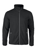 PRINTER TWOHAND FLEECE JACKET Black - Suomen Brodeeraus