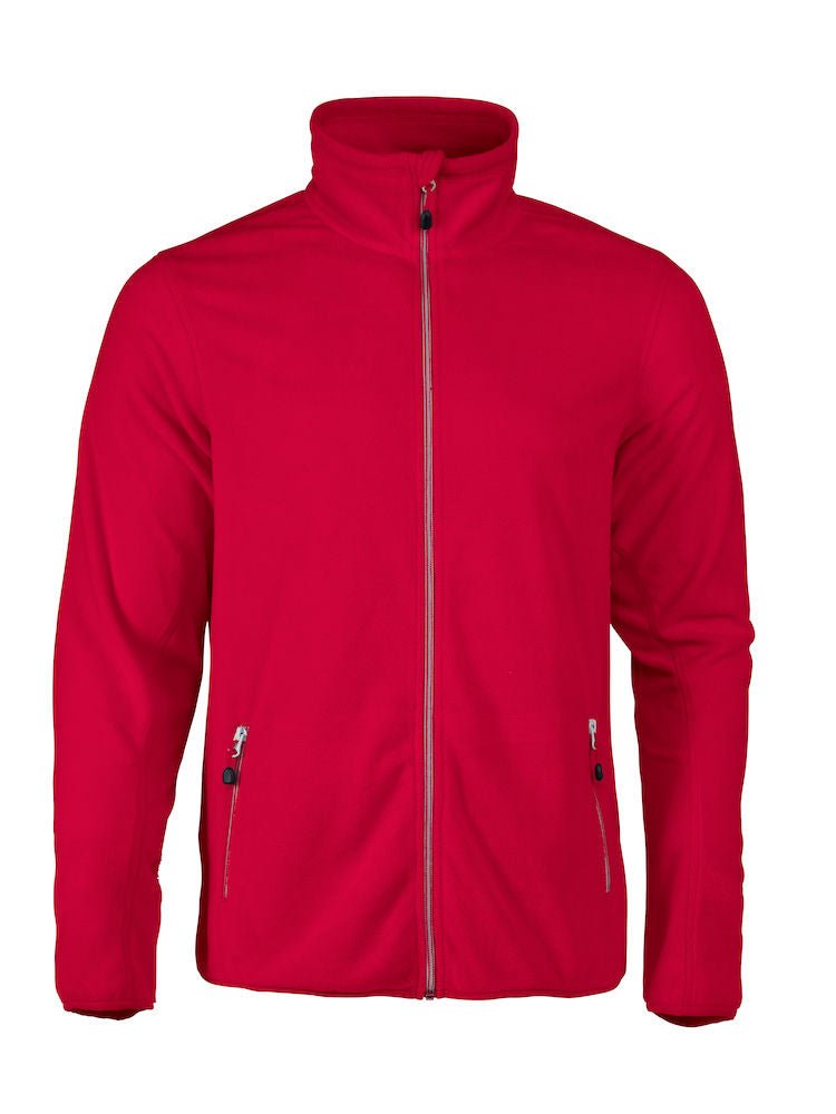 PRINTER TWOHAND FLEECE JACKET Red - Suomen Brodeeraus