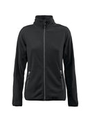 PRINTER TWOHAND LADY FLEECE JACKET Black - Suomen Brodeeraus