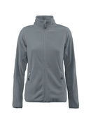 PRINTER TWOHAND LADY FLEECE JACKET Metal Grey - Suomen Brodeeraus