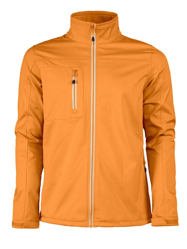 PRINTER VERT SOFTSHELL JACKET BrightOrange - Suomen Brodeeraus