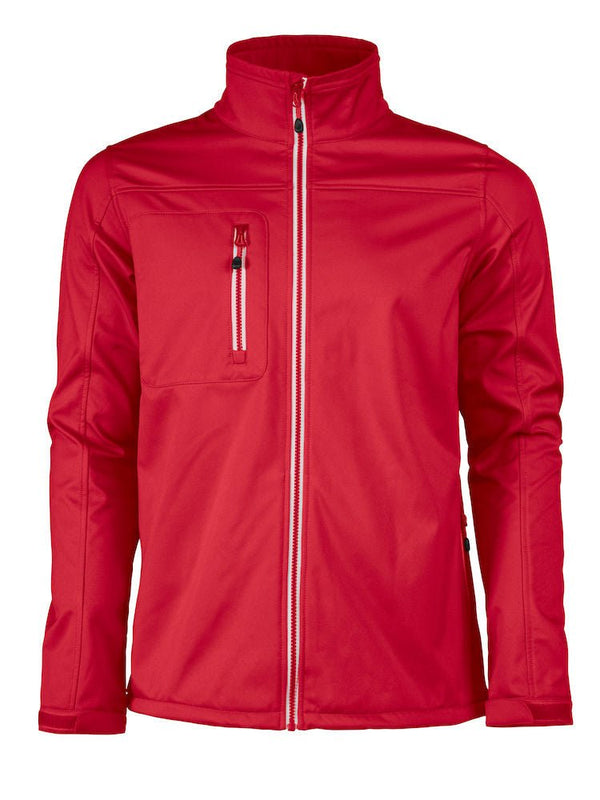 PRINTER VERT SOFTSHELL JACKET Red - Suomen Brodeeraus