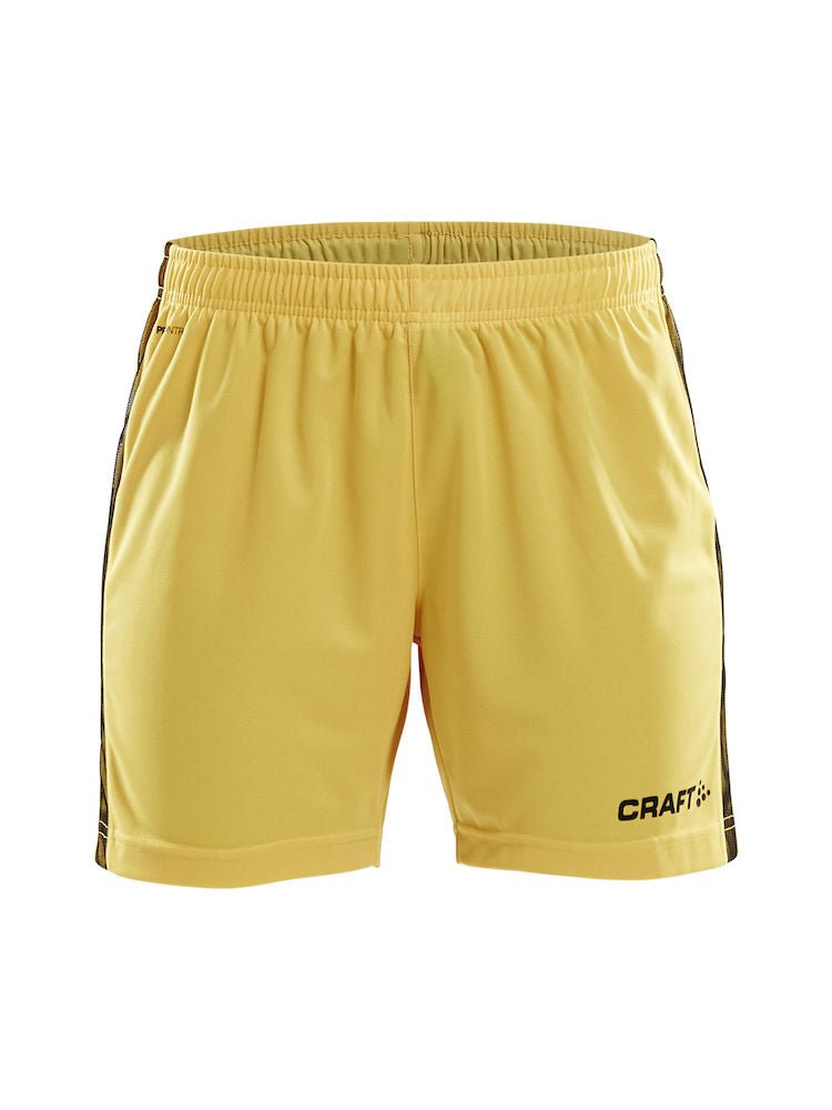 Pro Control Mesh Shorts W Yellow/black - Suomen Brodeeraus
