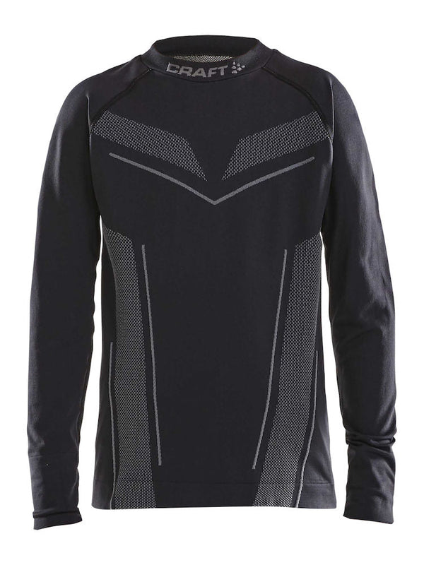 PRO CONTROL SEAMLESS JERSEY JR Black - Suomen Brodeeraus