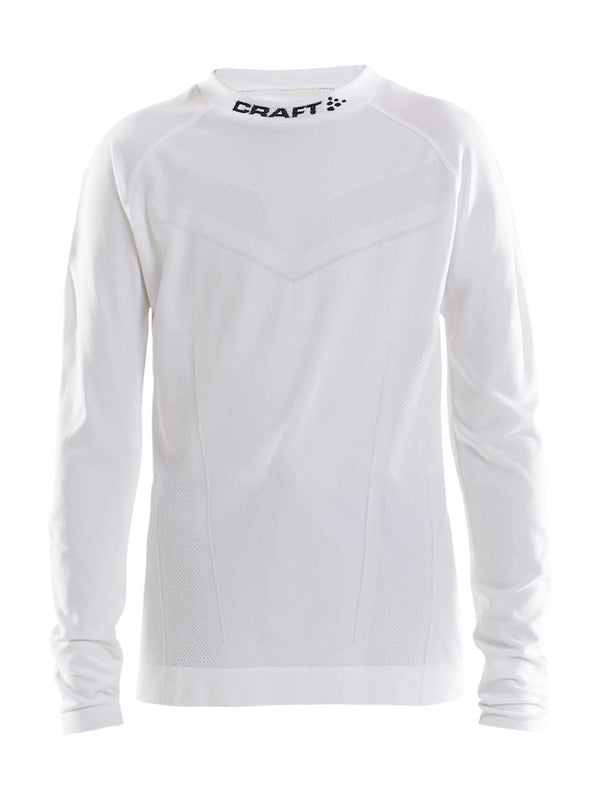 PRO CONTROL SEAMLESS JERSEY JR White - Suomen Brodeeraus