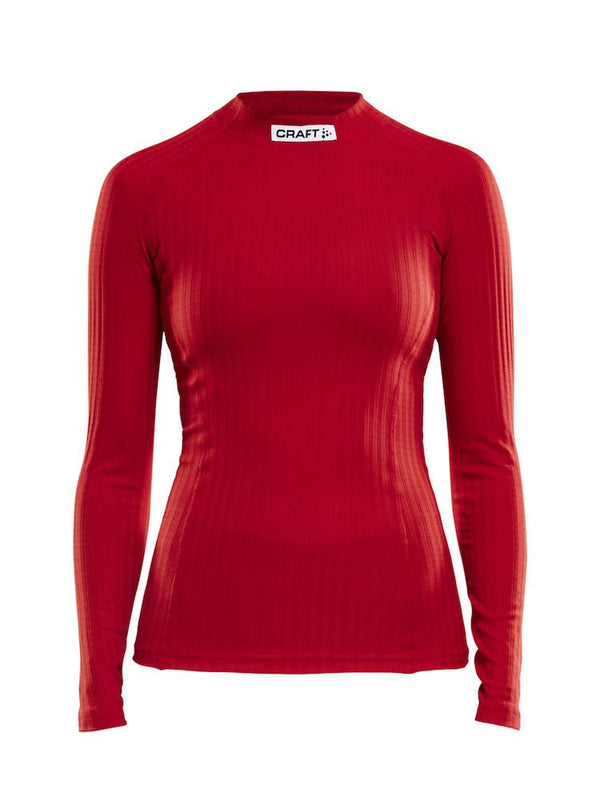 PROGRESS Baselayer CN LS women Bright red - Suomen Brodeeraus