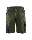 Puutarhurin shortsit Army green - Suomen Brodeeraus