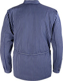 Puuvillapaita 431 VL Blue/White - Suomen Brodeeraus