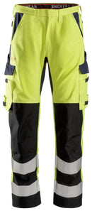 PW TYÖHOUSUT REISIT. LK 2 Navy/ keltainen - Suomen Brodeeraus