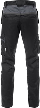 Rakentajan housut 2595 STFP Black/Grey - Suomen Brodeeraus