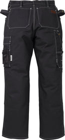 Rakentajan housut naiset 253K FAS Black - Suomen Brodeeraus