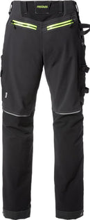 Rakentajan stretch housut 2566 STP Black - Suomen Brodeeraus