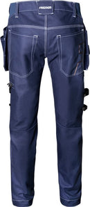 Rakentajan stretch housut 2604 FASG Blue - Suomen Brodeeraus