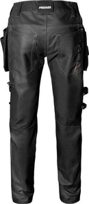 Rakentajan stretch housut naisten 2605 FASG Black - Suomen Brodeeraus