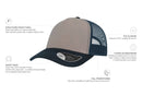 RAPPER CANVAS GREY-NAVY-NAVY - Suomen Brodeeraus