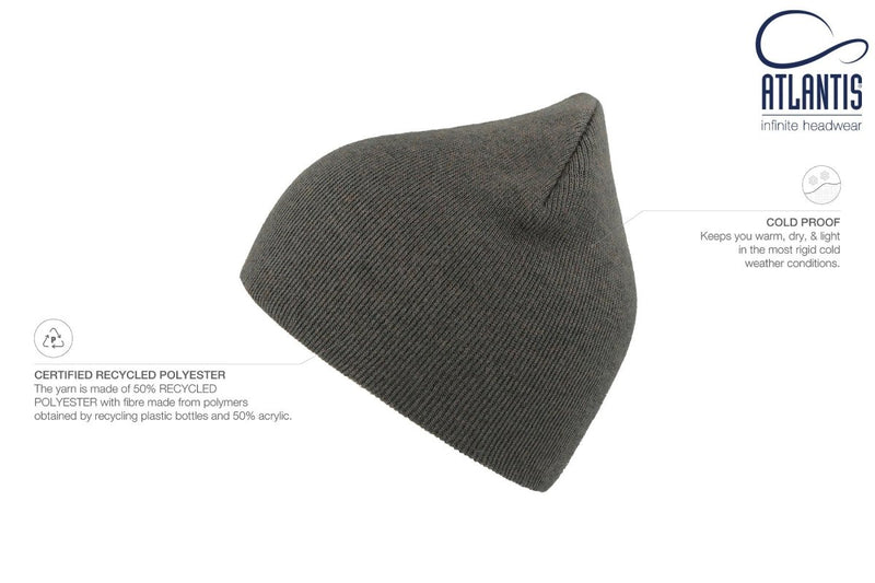 RECY BEANIE DARK GREY - Suomen Brodeeraus