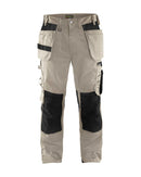 Riipputaskuhousut Hiekka/Musta - Suomen Brodeeraus