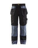 Riipputaskuhousut Musta/Harmaa - Suomen Brodeeraus