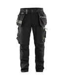 Riipputaskuhousut Stretch Musta - Suomen Brodeeraus