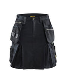 Riipputaskullinen hame Stretch Mariininsininen/Musta - Suomen Brodeeraus