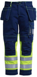 RT-housut Multitech Tummansininen/Neonkeltainen - Suomen Brodeeraus