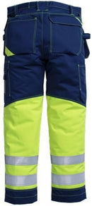 RT-housut Multitech Tummansininen/Neonkeltainen - Suomen Brodeeraus