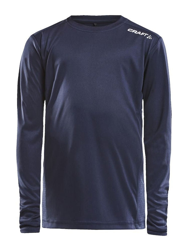 Rush LS Tee Jr Navy - Suomen Brodeeraus