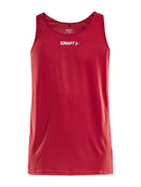 Rush Singlet Bright red - Suomen Brodeeraus