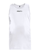 Rush Singlet Jr White - Suomen Brodeeraus