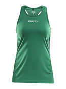 Rush Singlet women Team green - Suomen Brodeeraus