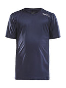 Rush SS Tee Jr Navy - Suomen Brodeeraus