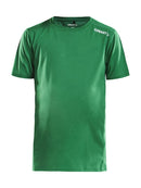 Rush SS Tee Jr Team green - Suomen Brodeeraus