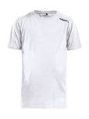 Rush SS Tee Jr White - Suomen Brodeeraus