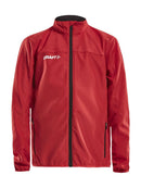 Rush Wind Jkt Jr Bright red - Suomen Brodeeraus