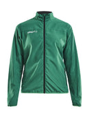 Rush Wind Jkt women Team green - Suomen Brodeeraus