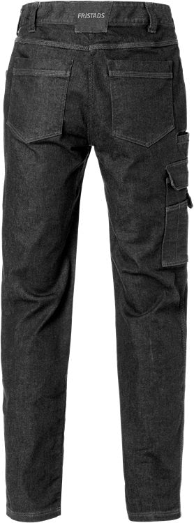 Service stretch denim housut naisten 2506 DCS Black - Suomen Brodeeraus