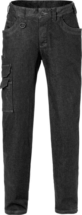 Service stretch denim housut naisten 2506 DCS Black - Suomen Brodeeraus