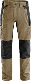 Service stretch housut 2540 LWR Khaki/Black - Suomen Brodeeraus