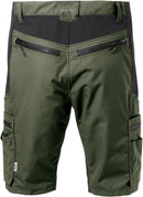 Service stretch shortsit 2702 PLW Army Green/Black - Suomen Brodeeraus