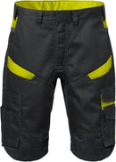 Shortsit 2562 STFP Black/Hivis Yellow - Suomen Brodeeraus