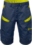 Shortsit 2562 STFP Navy/Hi-Vis Yellow - Suomen Brodeeraus