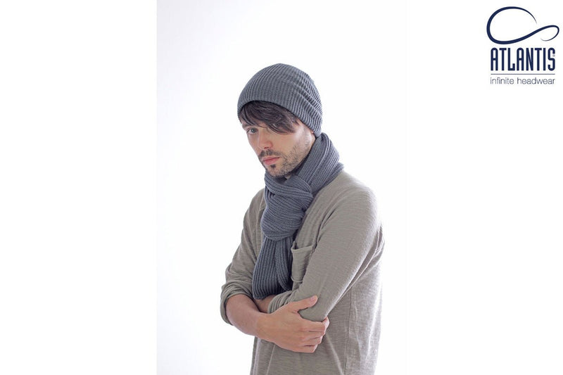 SKATE SCARF DARK GREY - Suomen Brodeeraus