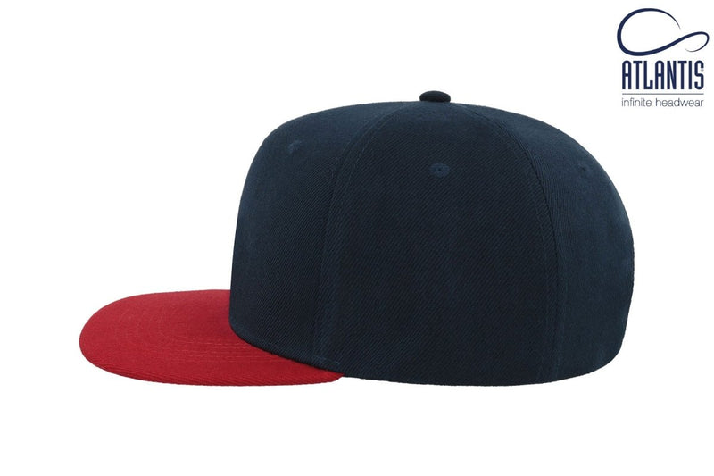 SNAP BACK NAVY-RED - Suomen Brodeeraus