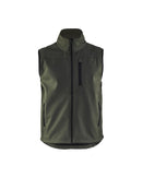 Softshell liivi Army green - Suomen Brodeeraus