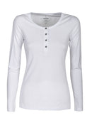 Stoneton Lady organic Slub L/S White - Suomen Brodeeraus