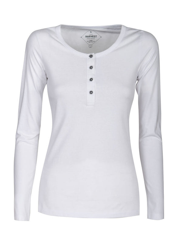 Stoneton Lady organic Slub L/S White - Suomen Brodeeraus