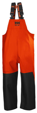 STORM RAIN BIB DARK ORANGE/BLACK - Suomen Brodeeraus