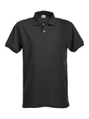 Strech Premium polo Black - Suomen Brodeeraus
