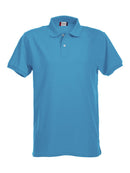 Strech Premium polo Turquoise - Suomen Brodeeraus